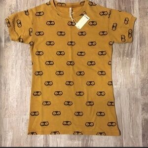 Rylee & Cru owl terry dress 6/7 new